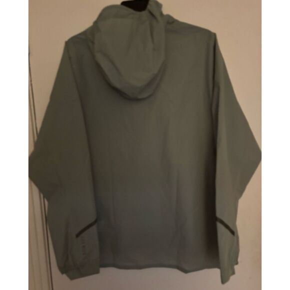 ADIDAS TERREX XPERIOR 2.5L LIGHT RAIN.RDY RAIN JACKET SILVER GREEN Size XL - Picture 10 of 10